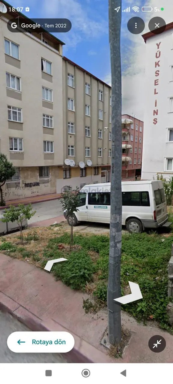 Retime/gazi Devlet Hastanesi Yanı 5 Kata İmarlı Satılık Arsa 2