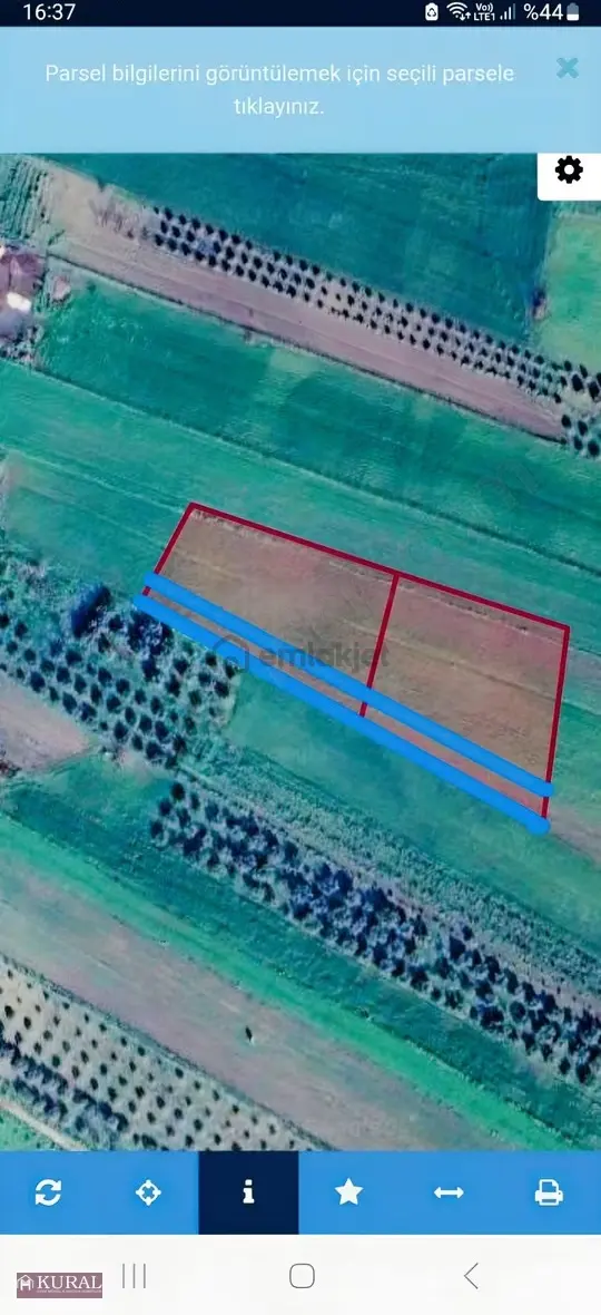 İzmir Menderes Oğlananasında Tek Müstakil Tapu 2442 M2 İmarda 2