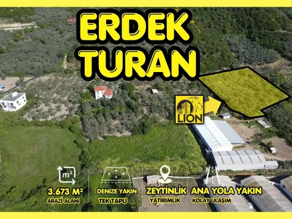 Lıon Emlak'tan Turan Mahallesinde Yola Cephe Fırsat Zeytinlik 1
