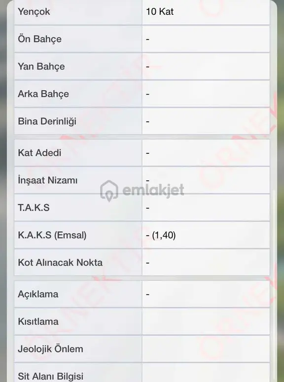 Ticari + Konut 10 Kat'a İmarlı 471 M2 Satılık Hisse 2