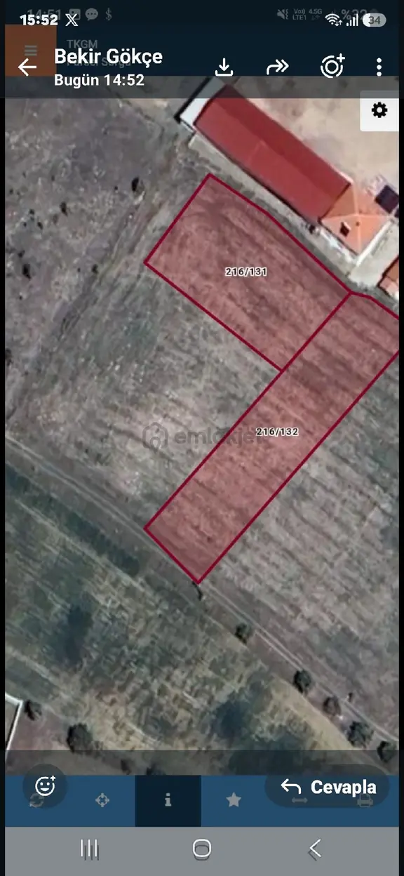 Satılık Arsa Afyon Emirdağ Alasakalli Mahallesinde Satılık Arsa