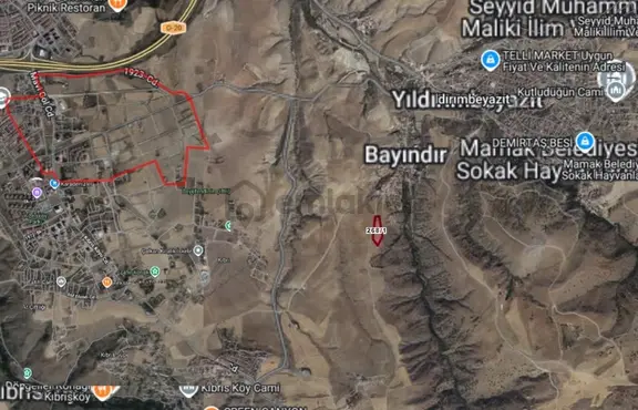 Mamak Bayındır'da 545m² Satılık Hisseli Arsa - Yatırım Fırsatı