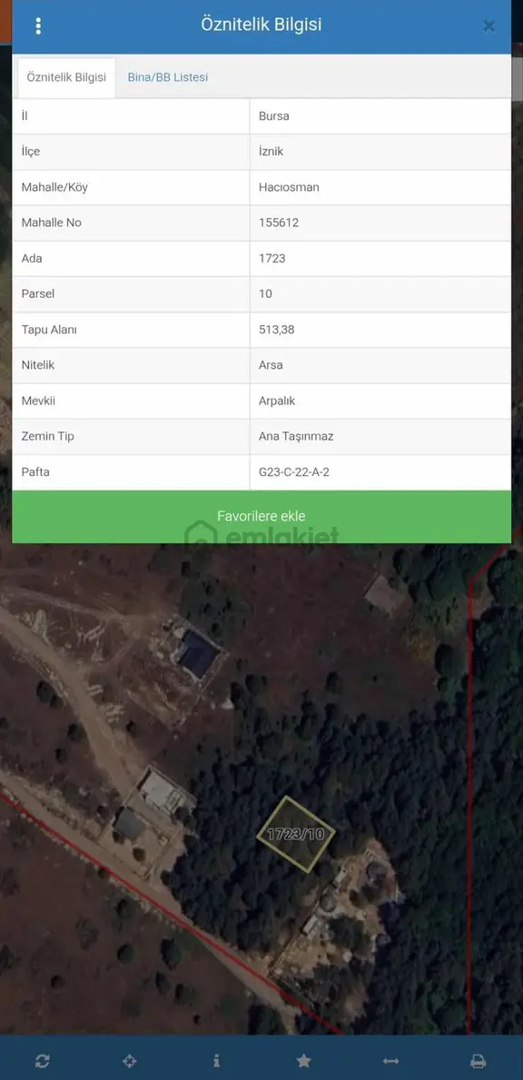 Turyap'tan İznik'te Doğa İçerisinde 513 M2 Satılık Arsa 2