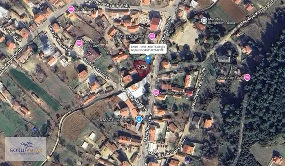 Mecidiye Merkezde İmarlı 525m2 Satılık Arsa İbrice Ve Sahile 5km 2