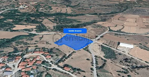 Kaleköy'de İki Yola Cepheli Tam Köşe Parsel Satılık Arsa 1