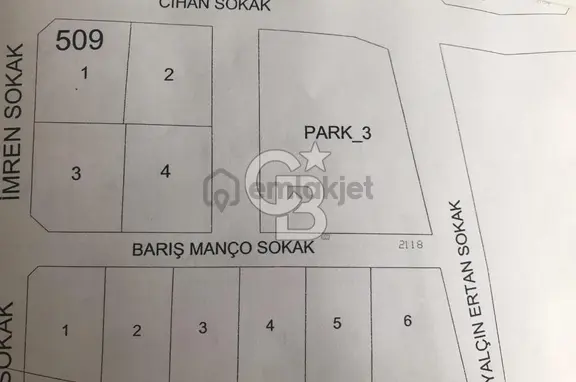 Aydın Germencik Ortaklarda 3 Kat İmarlı 327 M2 Arsa 2