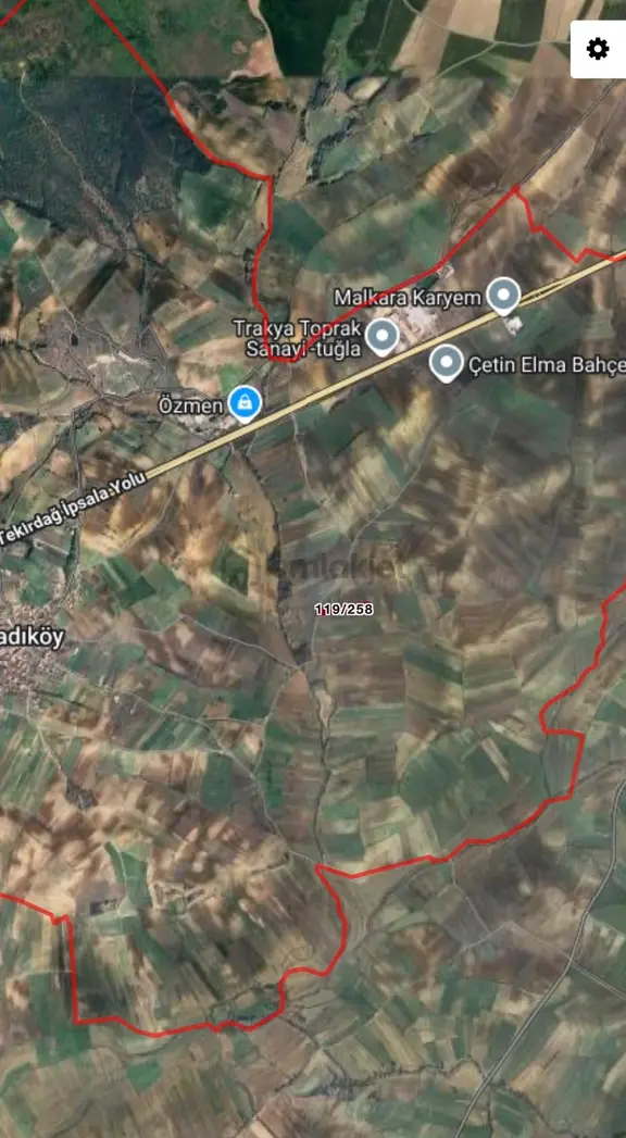 Malkara'da Emsallerinin Altında Satılık Fırsat Tarla 1