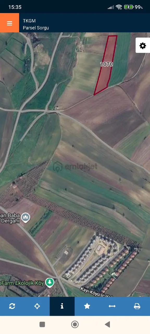 Tekirdağ Kayı Sahibinden 12.300 M2 Satılık Tarla 2