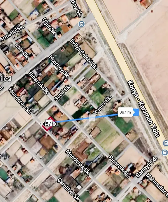Acil Satılık Konya Meram Çarıklarda 1550 M2 2 Kata İmarlı Arsa 2