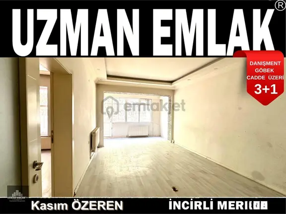 Uzman Emlak'tan Danışmanet Göbekte Giriş Kat Bahçe Çıkışlı 3+1 Daire 1