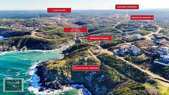 Riva'da Eşsiz Deniz Manzaralı Yatırım Fırsatı Satılık Arsa 2