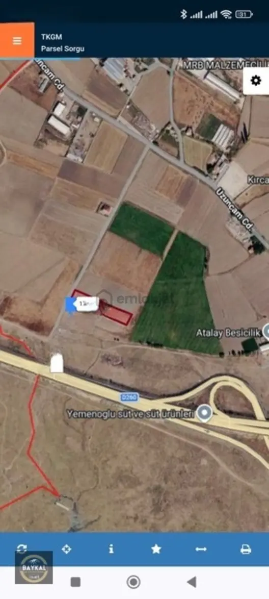 Buğdaylı Da (horsana) Çevre Yolu Dibinde İmara Yakın Tarla 1
