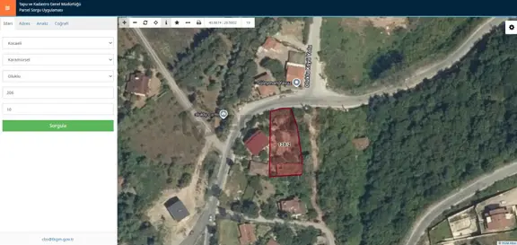 Blue' Dan Yapı Kayıt Belgeli+manzaralı+resmi Yola Cepheli Arsa!! 2