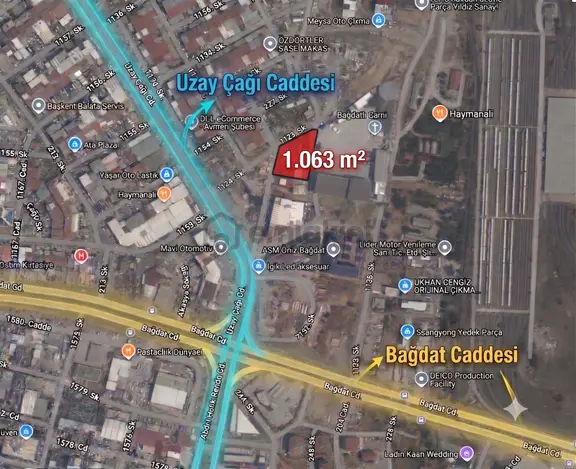 Macun-1 / Ostim Yanında Satılık 1.063 M² Yan Yana 3 Adet Arsa 1