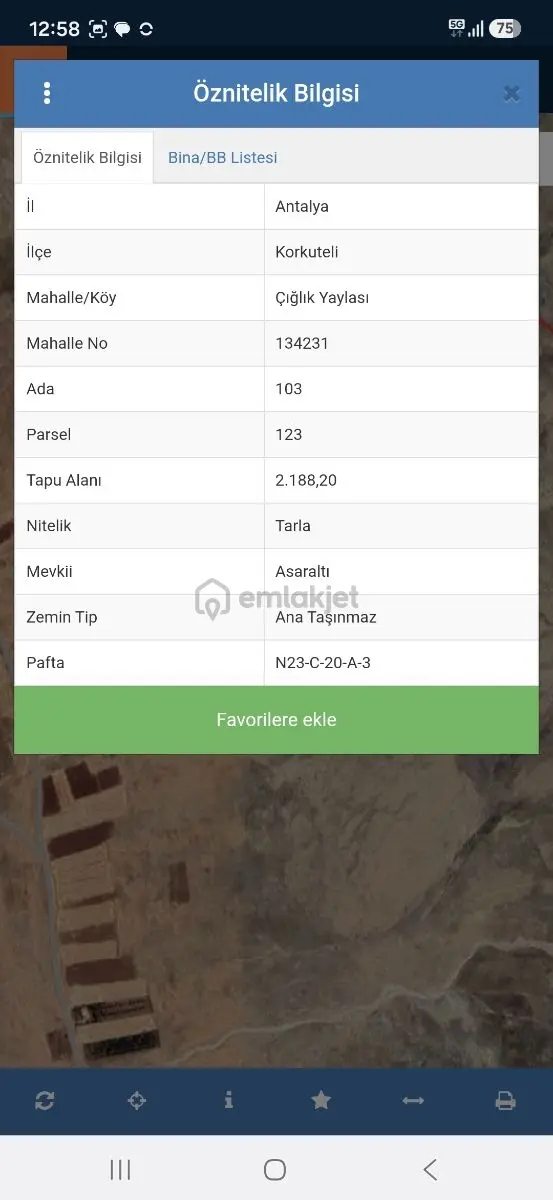 Antalya Korkuteli Çıglık Yaylasında Satılık Yatırımlık Arsa 2
