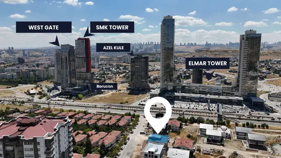 Yaşamkent Borusan, Elmar Towers Karşısı Satılık Villa (iş Yeri) 1