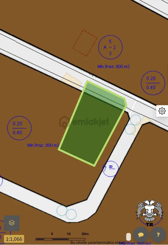 Meramlı-dan 1140 M2 3 Villalık Arsa 2