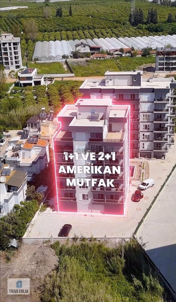 Finike Hasyurtta Denize 100 Metre Satılık 1+1 Satılık Daire 1