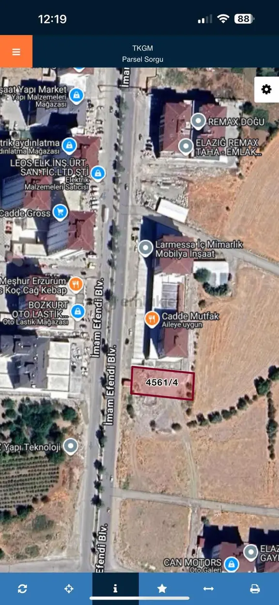 [frt]imam Efendi Bulvarında Satılık Ticari+konut Arsası 1