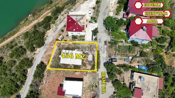 Mersin Erdemli Esenpınar Mah. Gölet Manzaralı 436 M2 1