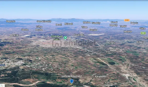 Gördes Yoluna Sıfır Konumda 3125 M2 Tek Tapu Zeytinlik 1