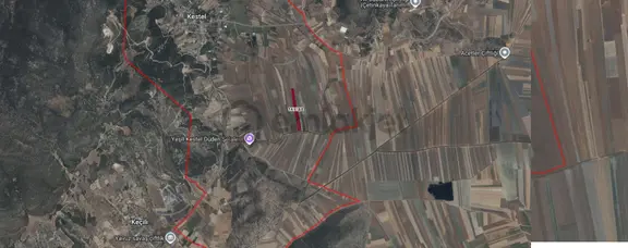 Burdur Bucak Kestel Köyünde Satılık Tek Tapu 22.236 M2 Tarla 2