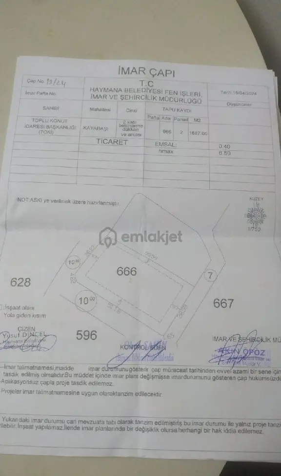 Ankara Haymana Toki'de Satılık Dükkan 1