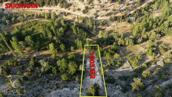 Silifke Saraydın Köyü Doğayla İç İçe, Eşsiz Dere Manzaralı Arsa 2