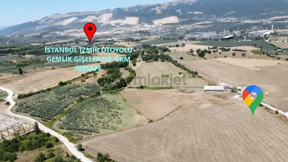 Gemiç'te 2690m² Ve 3147m² Tarla Vasıflı Projeye Uygun Araziler 2