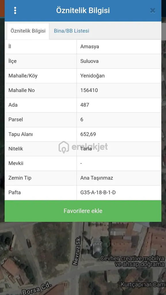 Satılık 3 Kata İmarlı Arsa Suluova Yenidoğan Mahallesi 2