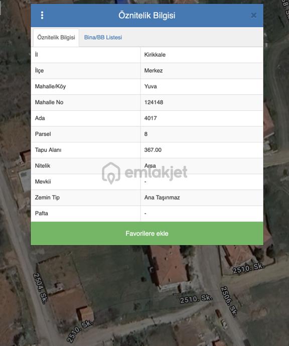 Kırıkkale Merkez Yuva Mahalleside Satılık İmarlı Konut Arsaları 1