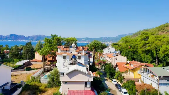 Marmaris Aktaş Mevkii Deniz Manzaralı Full Eşyalı 3+1 Kiralık 2
