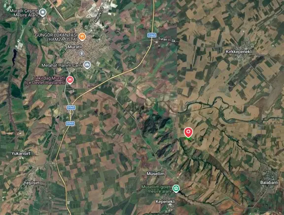 Tekirdağ Muratlı Muradiye Mahallesi Yatırım Değeri Yüksek Arazi 2