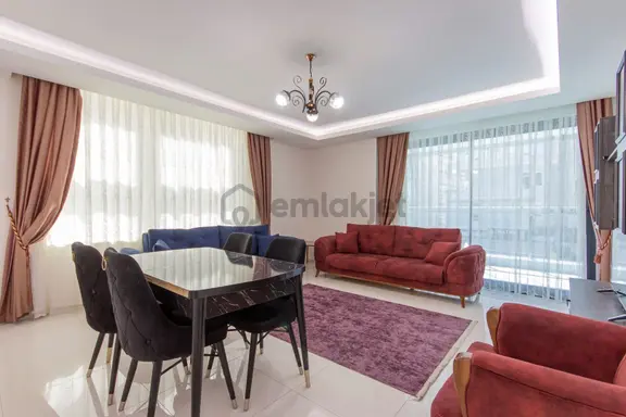 Alanya Mahmutlarda Ultra Lüks Eşyalı Merkezi Konumda 2+1 Daire 2