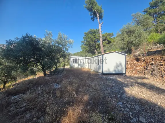 Fırsat ! Göcek'e 6 Km 1 Dönüm Çit Çevrili Arazi Ve 2 Konteyner 1