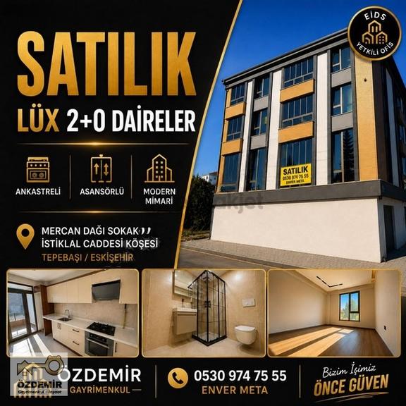Özdemir'den Anadolu Ünv. Yakını Sıfır 2+0 Satılık Daireler 1