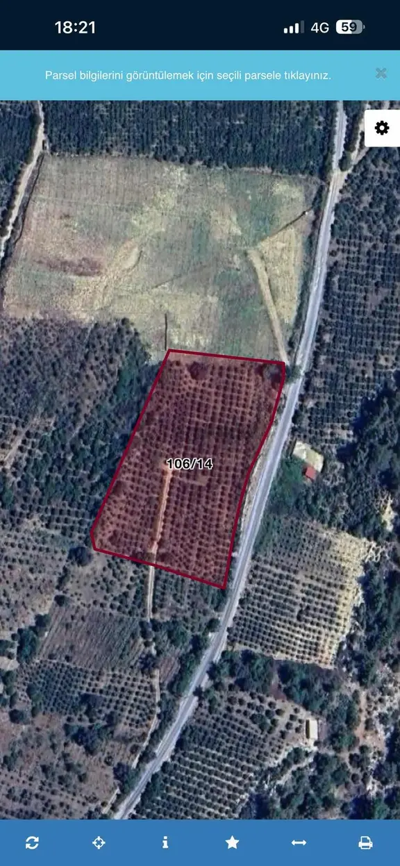 Aziz Emlak'tan Mezitli Takanlı Köyü'nde Satılık 7..424 Metre 1