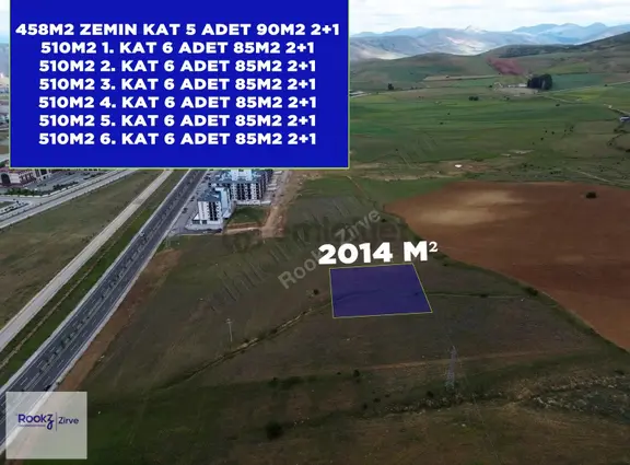 Bayburt'ta Üniversite Karşısı 7 Kat Konut İmarlı Satılık Arsa 2