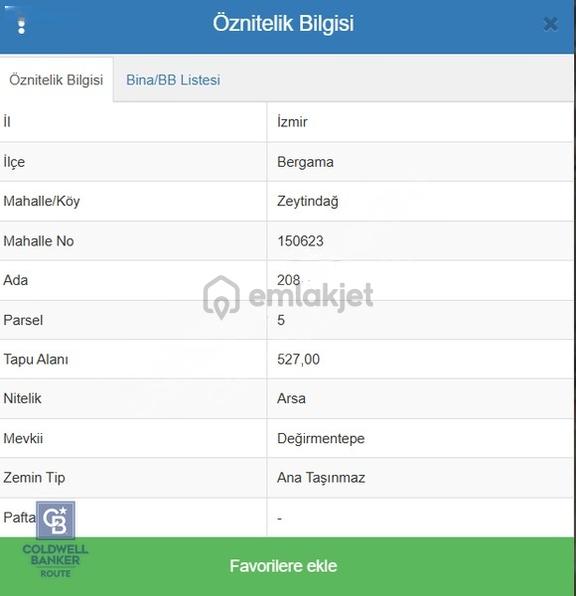 Zeytindağ'da Anayola Sıfır 527 M² Villa Arsası 1