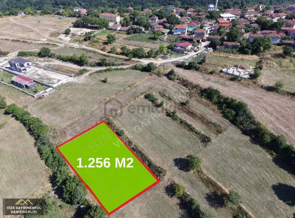 Vize Küçük Yayla Köyünde 1256 M2 Müstakil Tek Tapu Satılık Arazi 1
