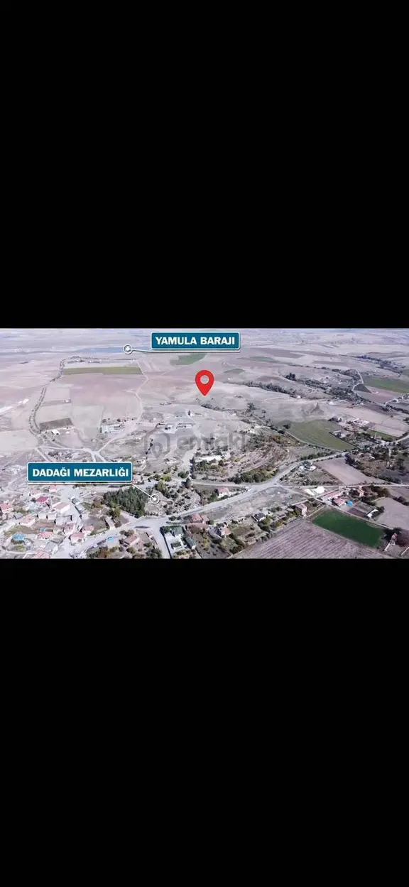 Erkilet Dadağı 658m2 Temiz Villa Parseli 1