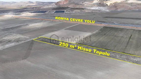 Selçuklu Sarıcalarda 250 M2 Hisseli Tarla 2