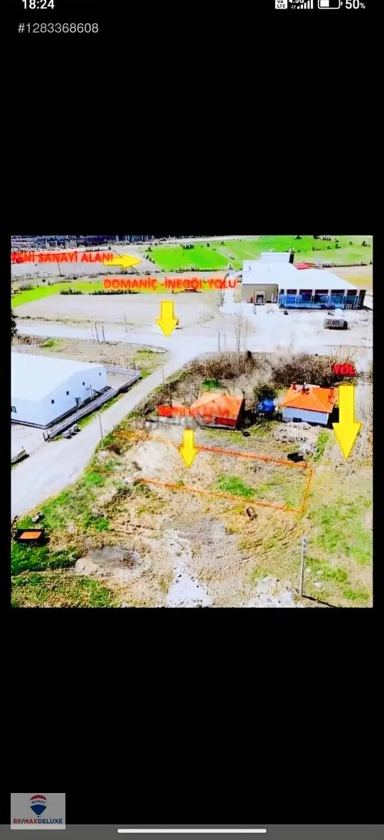 Kütahya Domaniç Karşıyaka Mah. Fırsat Satılık Arsa 2