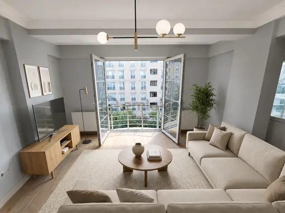 Gazıosmanpaşa Sarıgöl’de Satılık Doğu Cepheli 4+1 | 2 Banyo | Balkon | Teras 1
