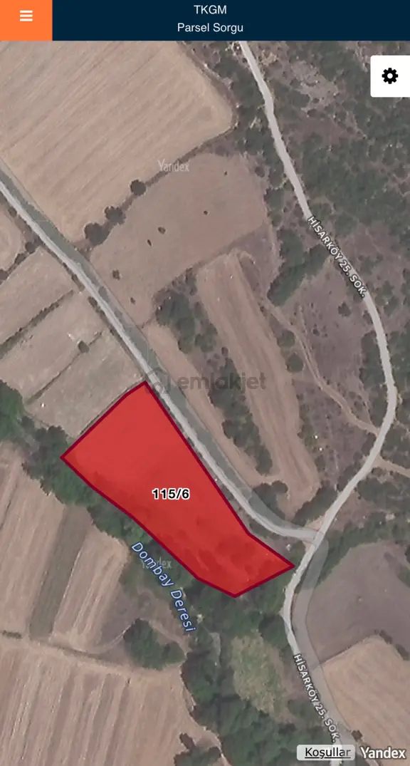 Balcity - Balıkesir Bigadiç Hisarköy'de Resmi Yola Çift Cephe Satılık Tarla 2