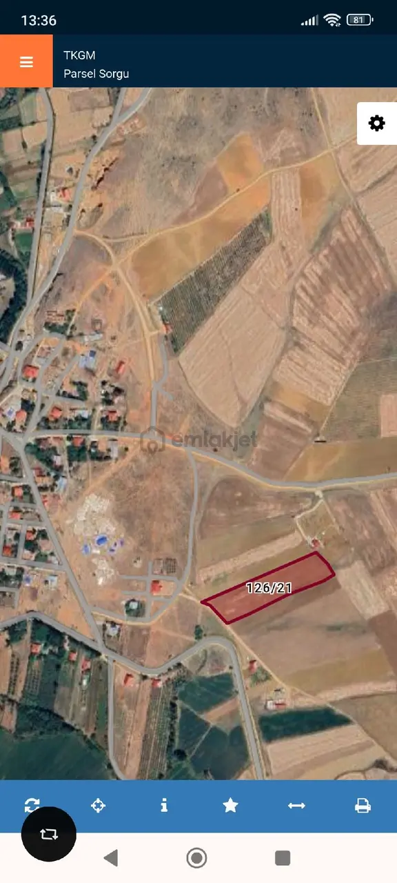 Ortatepe Mahallesi'nde Satılık Tarla 1