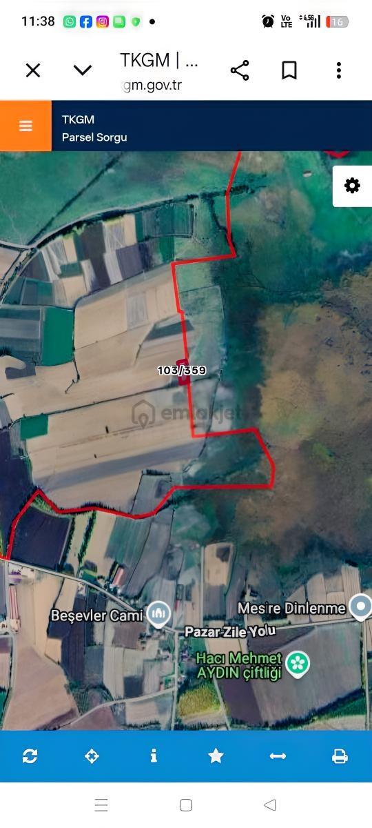 Arena Emlaktan Satılık 2 Dönüm Hesaplı Tarla 2