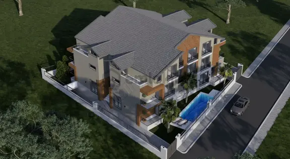 Fethiye Foçada Havuzlu, Otoparklı Satılık Emsalsiz Daireler 1