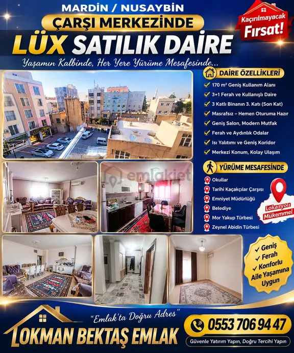Çarşı Merkezde Satılık Daire 1