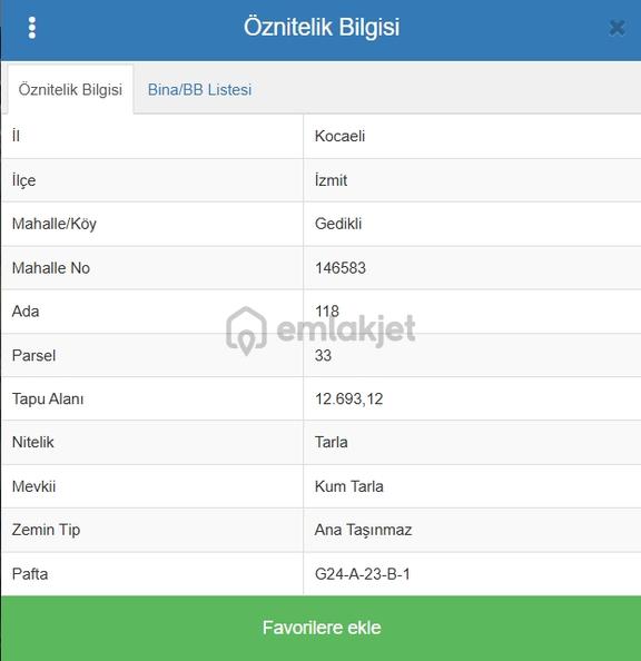 Asies'ten İzmit-gedikli Mahalle Fırsat 12.693m2 Yatırımlık Arazi 2